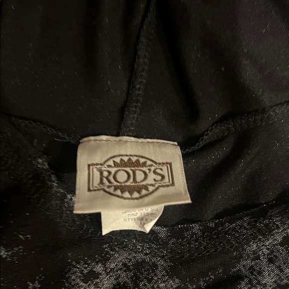 Western Soft Black and White Long Sleeve Hoodie - Picture 2 of 6